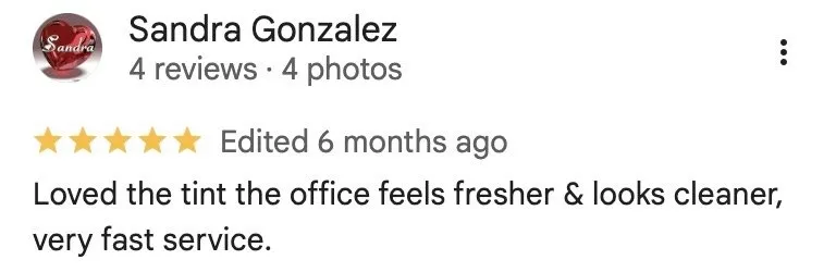 Sandra Gonzalez's five-star Google review